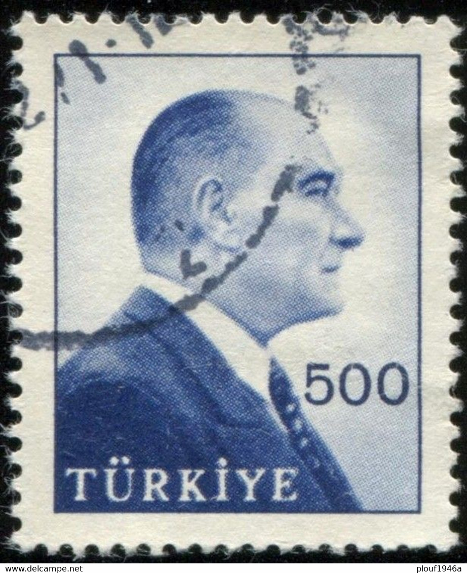 Pays : 489,1 (Turquie : République)  Yvert Et Tellier N° :  1439 C (o) - Usati