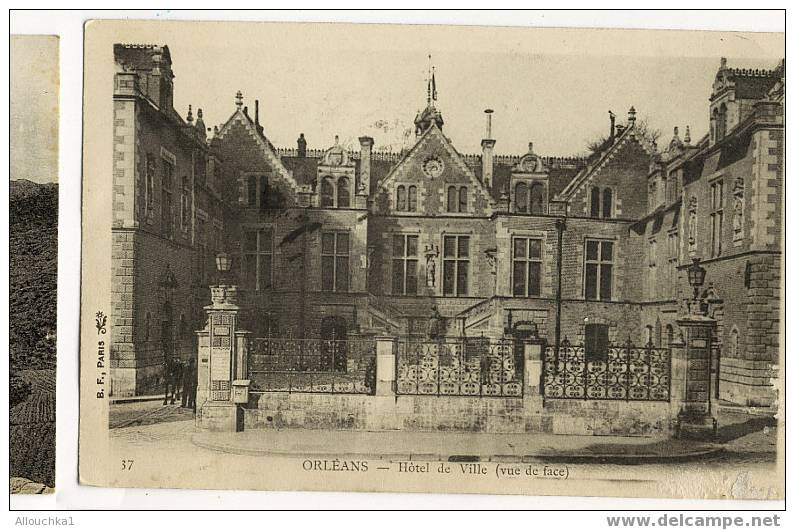 SUPERBE  IMPRIME  DE 5 CT ORIGINE ORLEANS 45 HOTEL DE VILLE  POUR DIJON 21   DE 1901 - Postal Rates