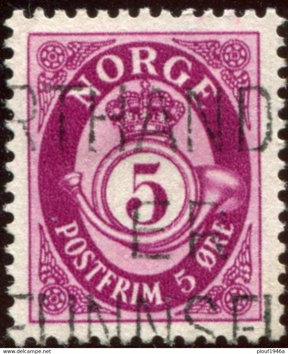 Pays : 352,02 (Norvège : Haakon VII)  Yvert Et Tellier N°:   171 (o) - Usados