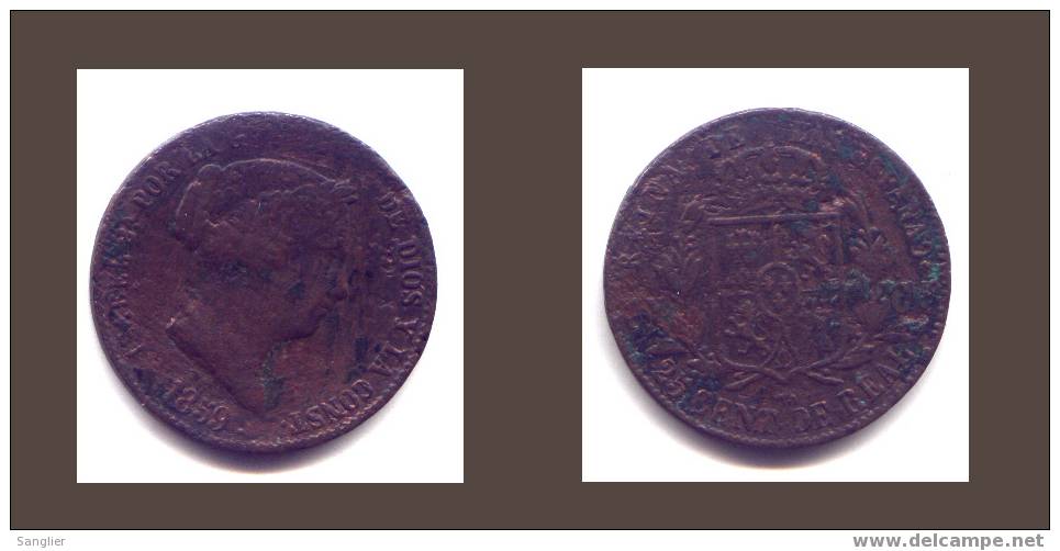 25 CENT DE REAL 1859 - Other & Unclassified