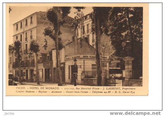 HOTEL DE MONACO A VICHY                           Ref 834 - Restaurantes