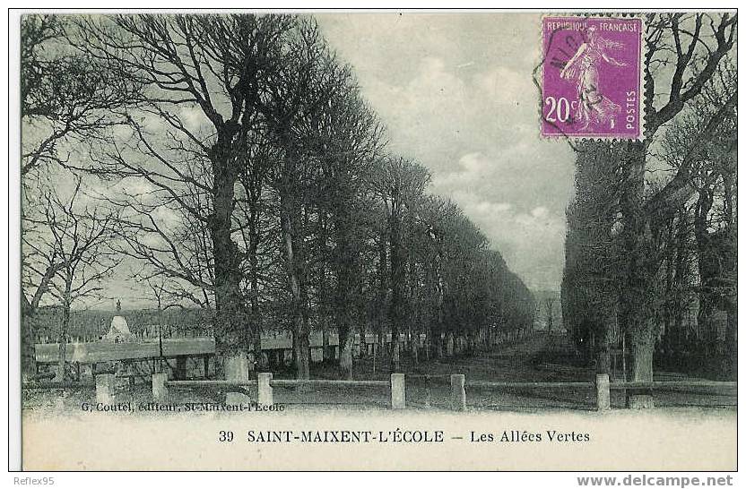 SAINT MAIXENT - Les Allées Vertes. - Saint Maixent L'Ecole