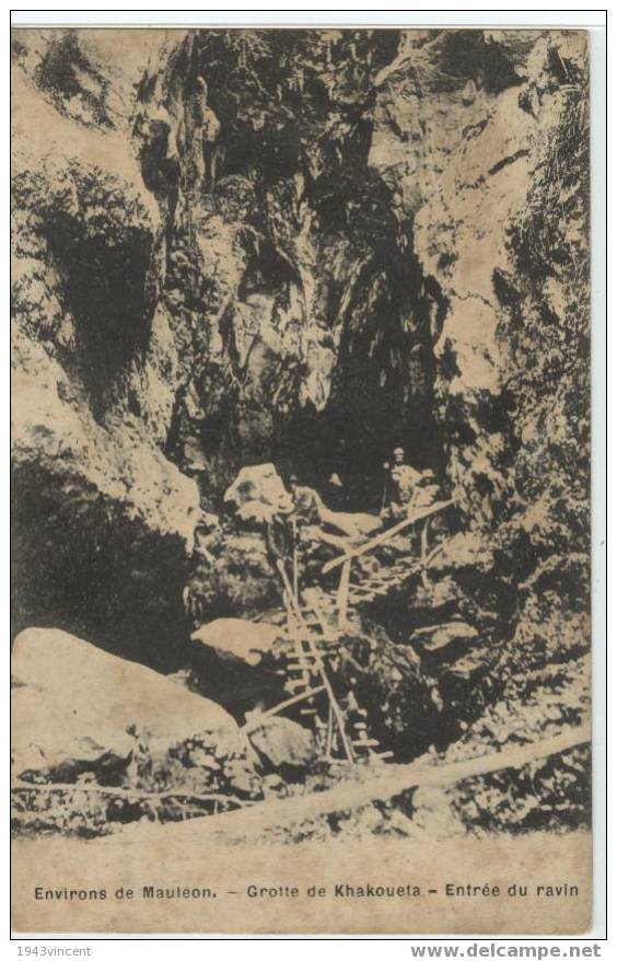 C 1035 - Environ De MAULEON - Grotte De Khakoueta - Entrée Du Ravin - CPA Animée - - Mauleon Licharre
