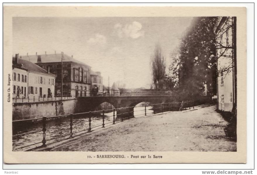 CPA---57---Sarrebourg---PONT - Sarrebourg