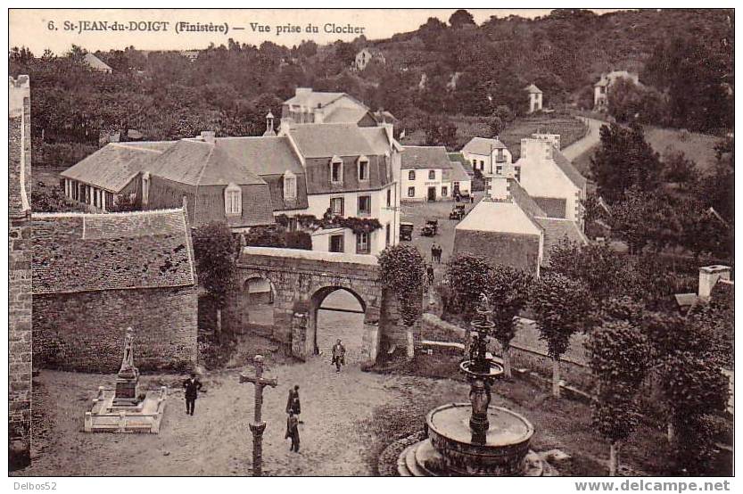 St-Jean-du-Doigt (Finistère)   -   Vue Prise Du Clocher - Saint-Jean-du-Doigt