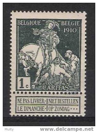 Belgie OCB 88 (*) - 1910-1911 Caritas