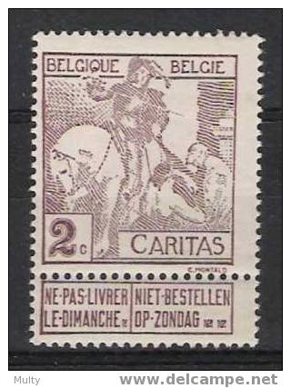 Belgie OCB 85 (*) - 1910-1911 Caritas