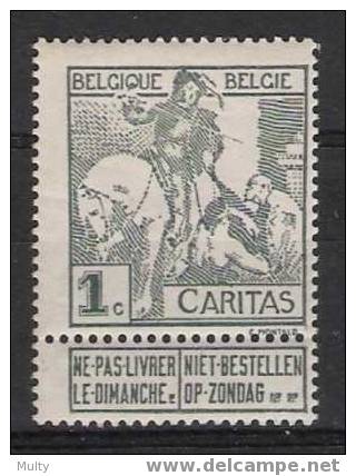Belgie OCB 84 (*) - 1910-1911 Caritas