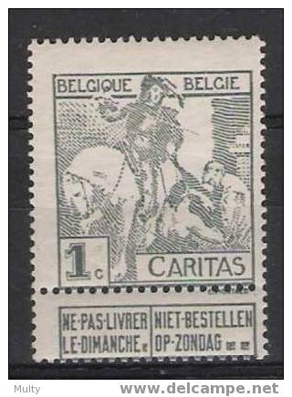 Belgie OCB 84 (*) - 1910-1911 Caritas