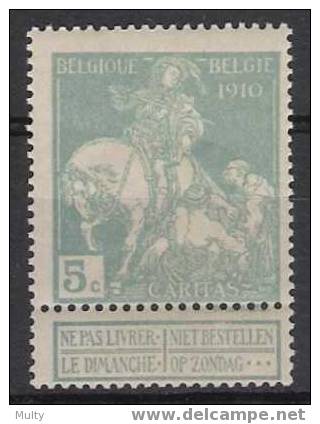 Belgie OCB 90 (*) - 1910-1911 Caritas
