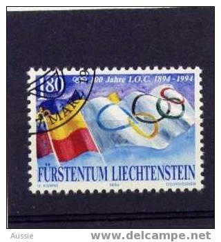 Liechtenstein 1994 Yvertn° 1023 (°) Used Cote 3 Euro  Comité Olympique - Oblitérés