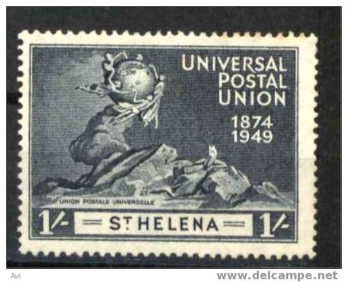 St.Helena UPU 1949 1/. Mint * No Gum - Saint Helena Island