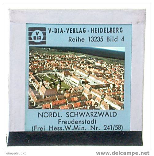 Dia 007 - "Nördl. Schwarzwald" 7 Glasdias - Glasdias