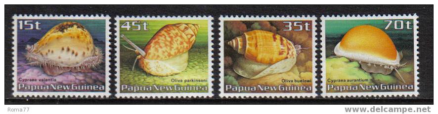 MA10 - PAPUA NUOVA GUINA , CONCHIGLIE: SERIE N. 511/514 *** - Schelpen