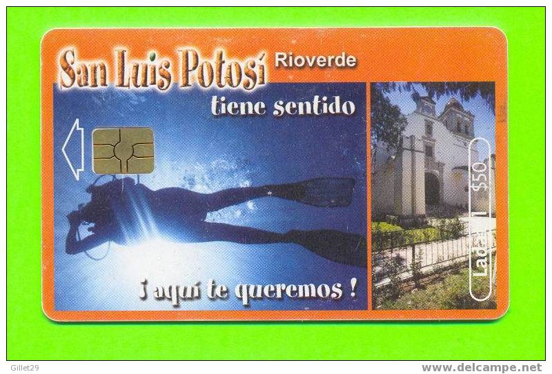 TÉLÉCARTE - SAN LUIS POTOSI, MEXIQUE - I AQUI TE QUEREMOS ! - TIENE SENTIDO - - Mexique