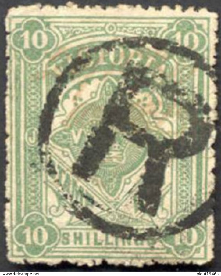 Pays : 497 (Victoria : Colonie Britannique)      Yvert Et Tellier N° : Fiscaux-postaux   33 (o) - Usati