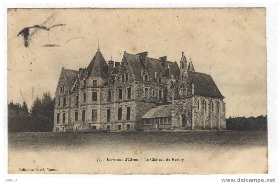 53  -  Environs D'ELVEN  --  Le Château De Kerfily - Elven