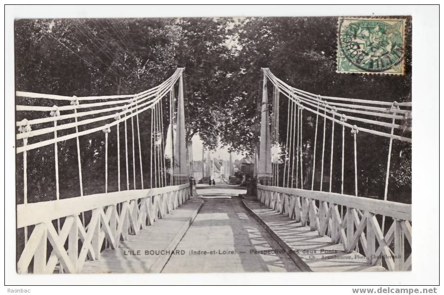 CPA--37---L'ILE BOUCHARD----PONTS - L'Île-Bouchard