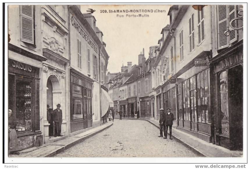 CPA--18----Saint Amand Montrond---RUE PORTE-MUTIN - Saint-Amand-Montrond