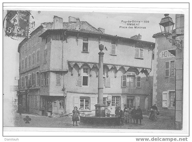 63 // AUVERGNE / AMBERT / PLACE DES MINIMES N° 109 / # - Ambert