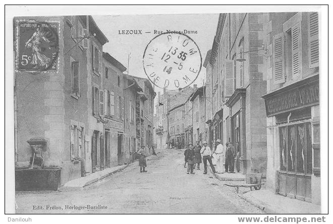 63 // PUY DE DOME / LEZOUX / Rue Notre Dame / Ed Frélon / ANIMEE / - Lezoux