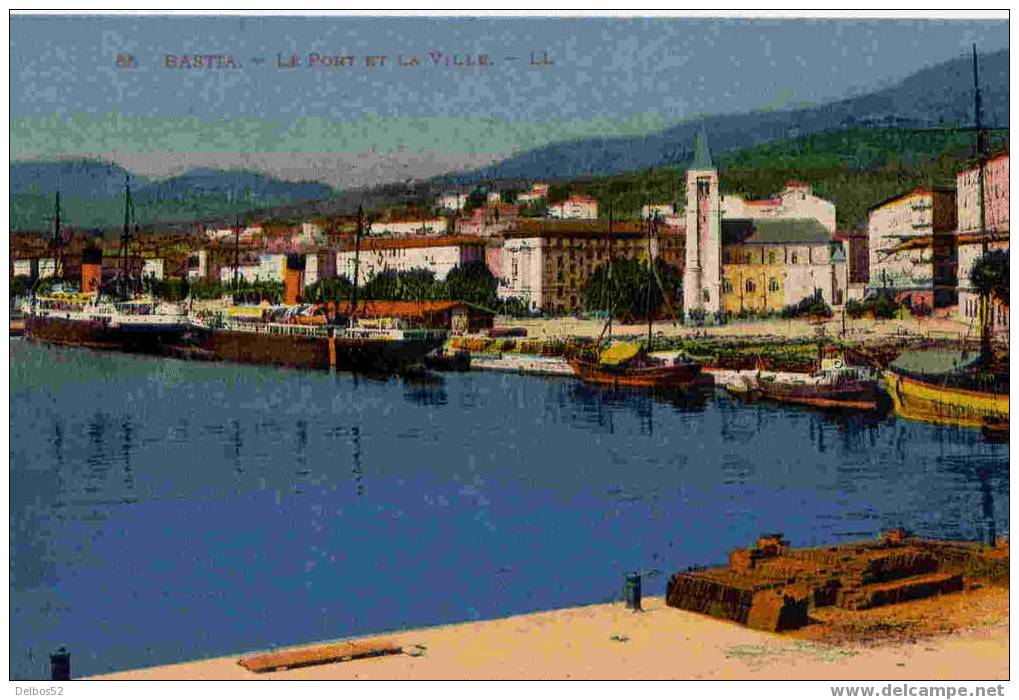 55 Bastia - Le Port Et La Ville - Corse