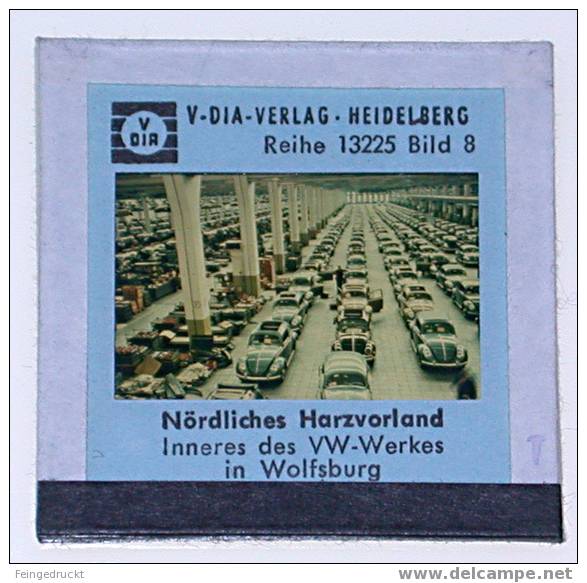 Dia 020 - "Nördliches Harzvorland" (Deutschland. Das Mittelgebirgsland) - 8 Farbige Glasdias - Glasdias