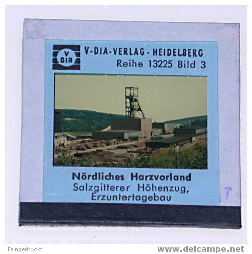 Dia 020 - "Nördliches Harzvorland" (Deutschland. Das Mittelgebirgsland) - 8 Farbige Glasdias - Glasdias