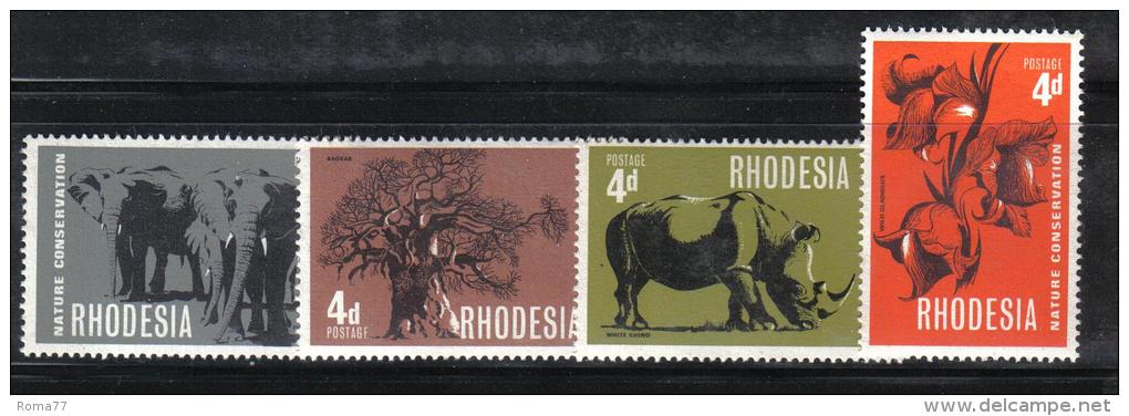 MA181 - RHODESIA , VARI  : SERIE COMPLETA DEI 4 VALORI  *** - Rhodesië (1964-1980)