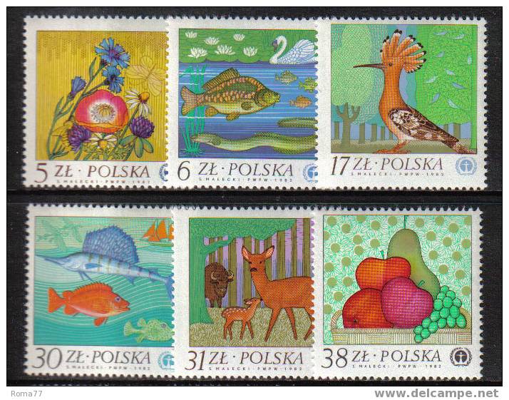 MA227 - POLONIA , VARIE : SERIE N. 2663/68  *** - Nuovi