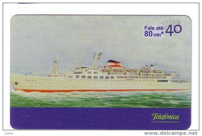Ship – Boat – Passager Bateau – Ships – Boats – Passenger Ship – Liner – Cruiser - Brasil - ANNA NERY  # 2. - Bateaux