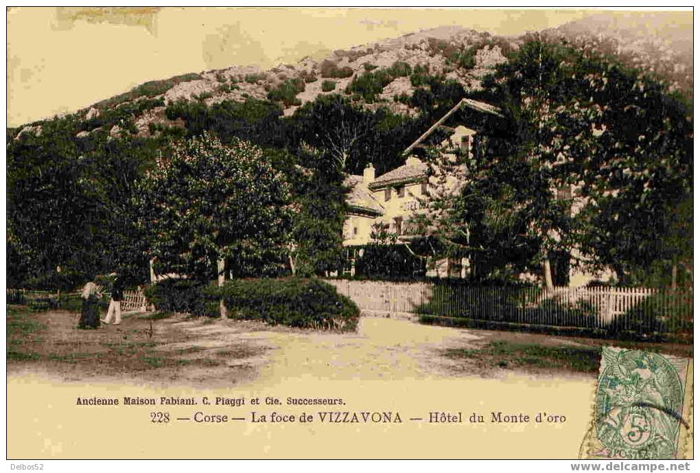 228 - Corse - La Foce De VIZZAVONA - Hôtel Du Monte D'Oro - Corse