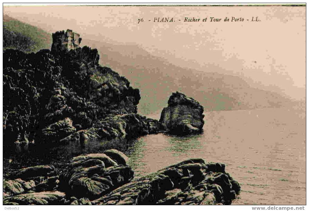 76 - Piana - Rocher Et Tour De Porto - Corse