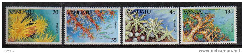 MA278 - VANUATU , FONDALE MARINO : SERIE  N. 747/50  *** - Vanuatu (1980-...)