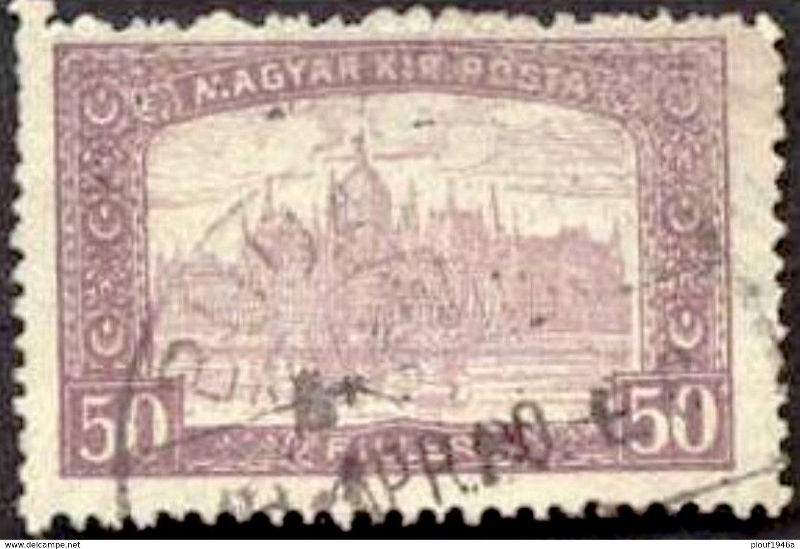 Pays : 226,01 (Hongrie : Royaume (Charles Ier))  Yvert Et Tellier N° :  175 (o) - Used Stamps
