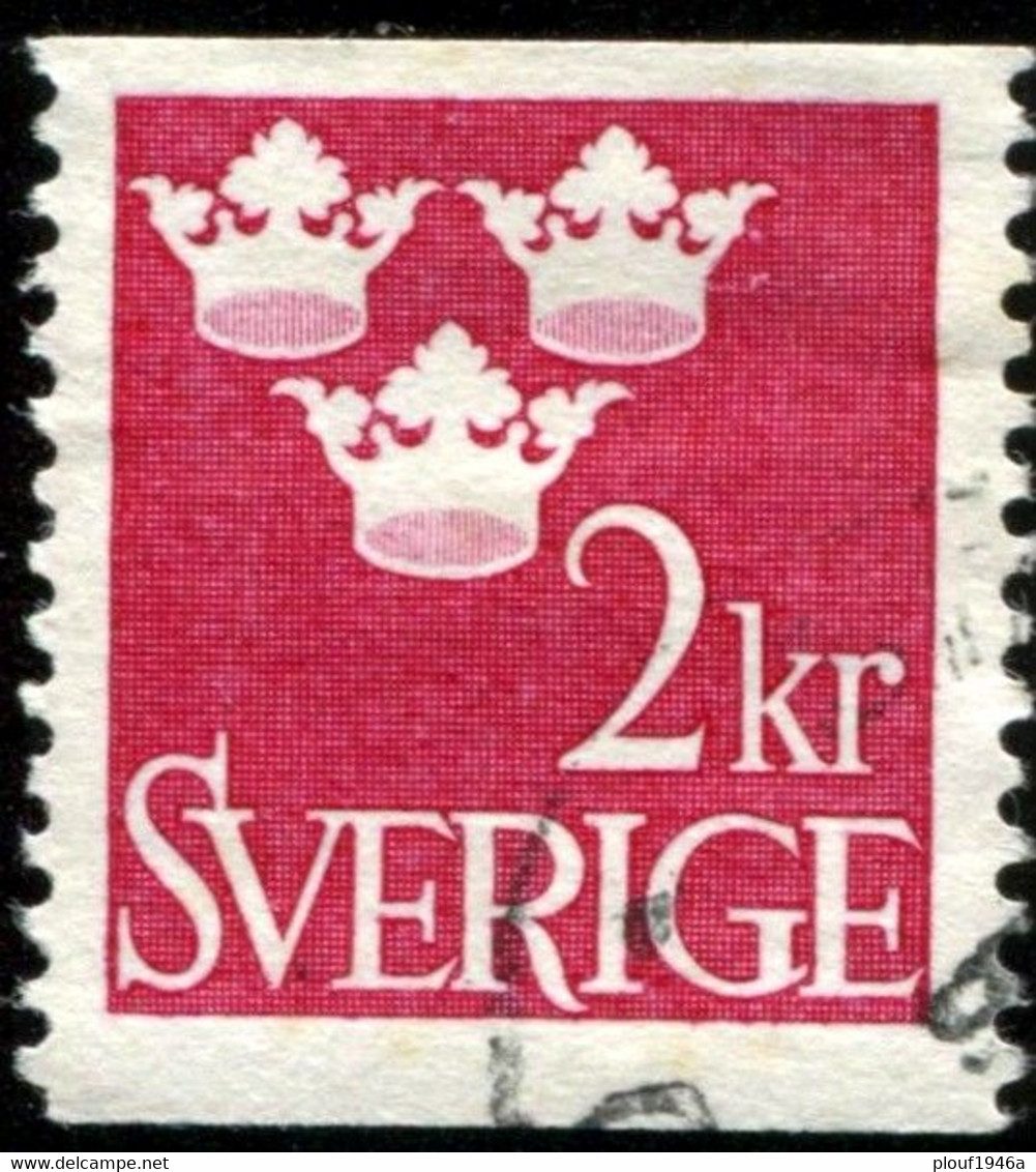 Pays : 452,04 (Suède : Gustave VI Adolphe)  Yvert Et Tellier N° :  476 C (o) - Used Stamps