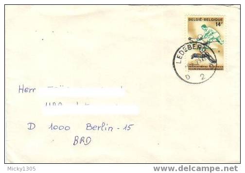Belgien / Belgium - Umschlag Echt Gelaufen / Cover Used (0967) - Brieven En Documenten