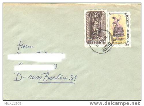 Österreich / Austria - Umschlag Echt Gelaufen / Cover Used (0981) - Cartas & Documentos