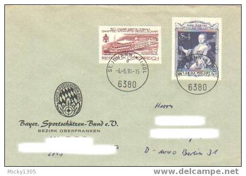 Österreich / Austria - Umschlag Echt Gelaufen / Cover Used (0985) - Lettres & Documents