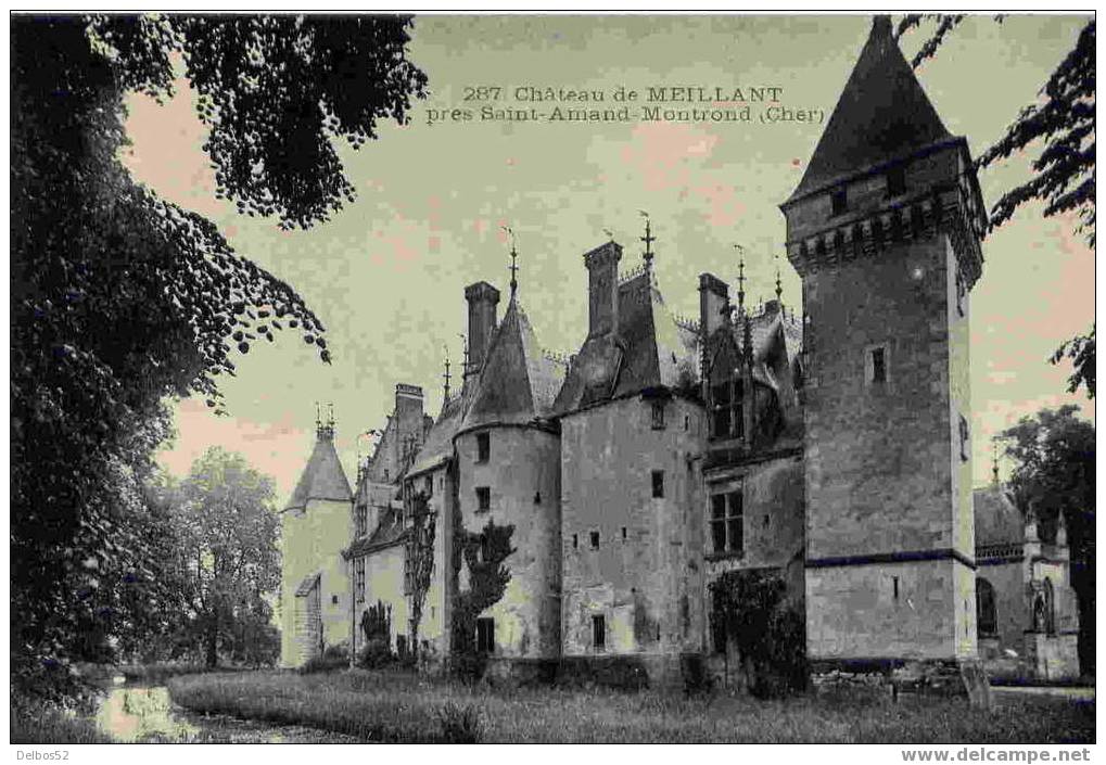 287. Château De MEILLANT Près Saint-Amand-Montrond - Saint-Amand-Montrond