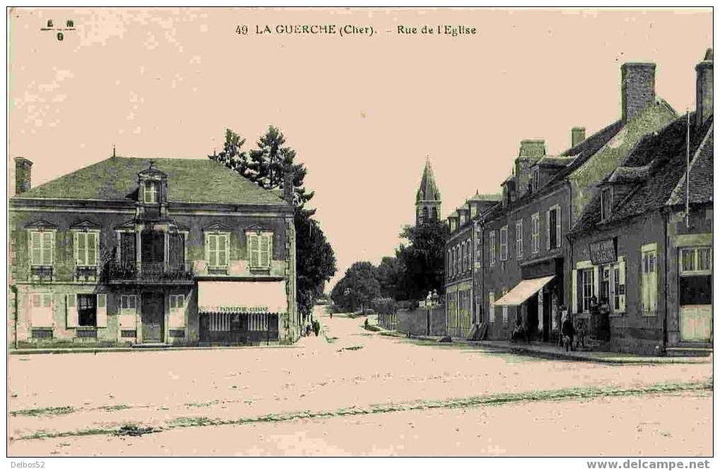 49. LA GUERCHE - Rue De L'Eglise - La Guerche Sur L'Aubois
