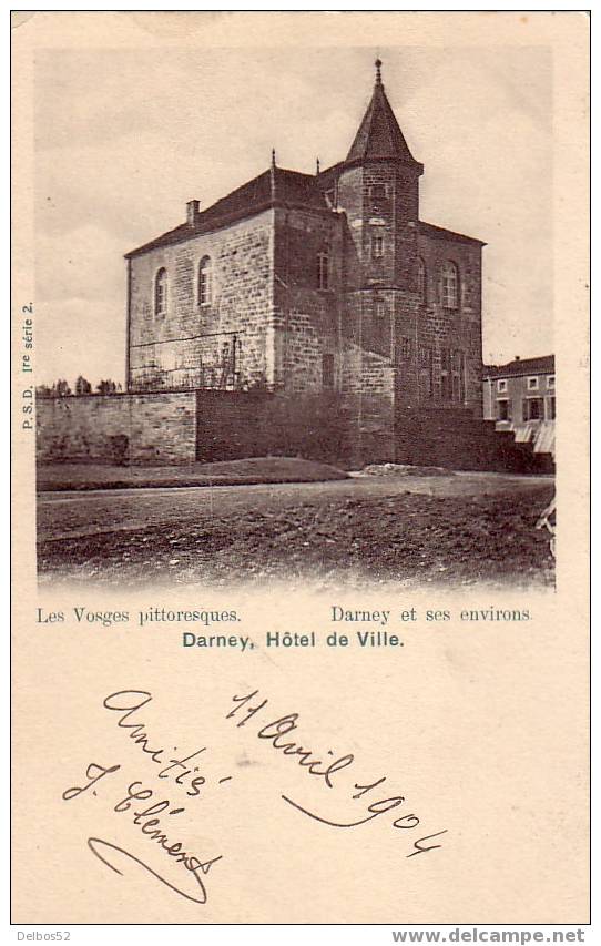 Darney,   Hôtel De Ville - Darney