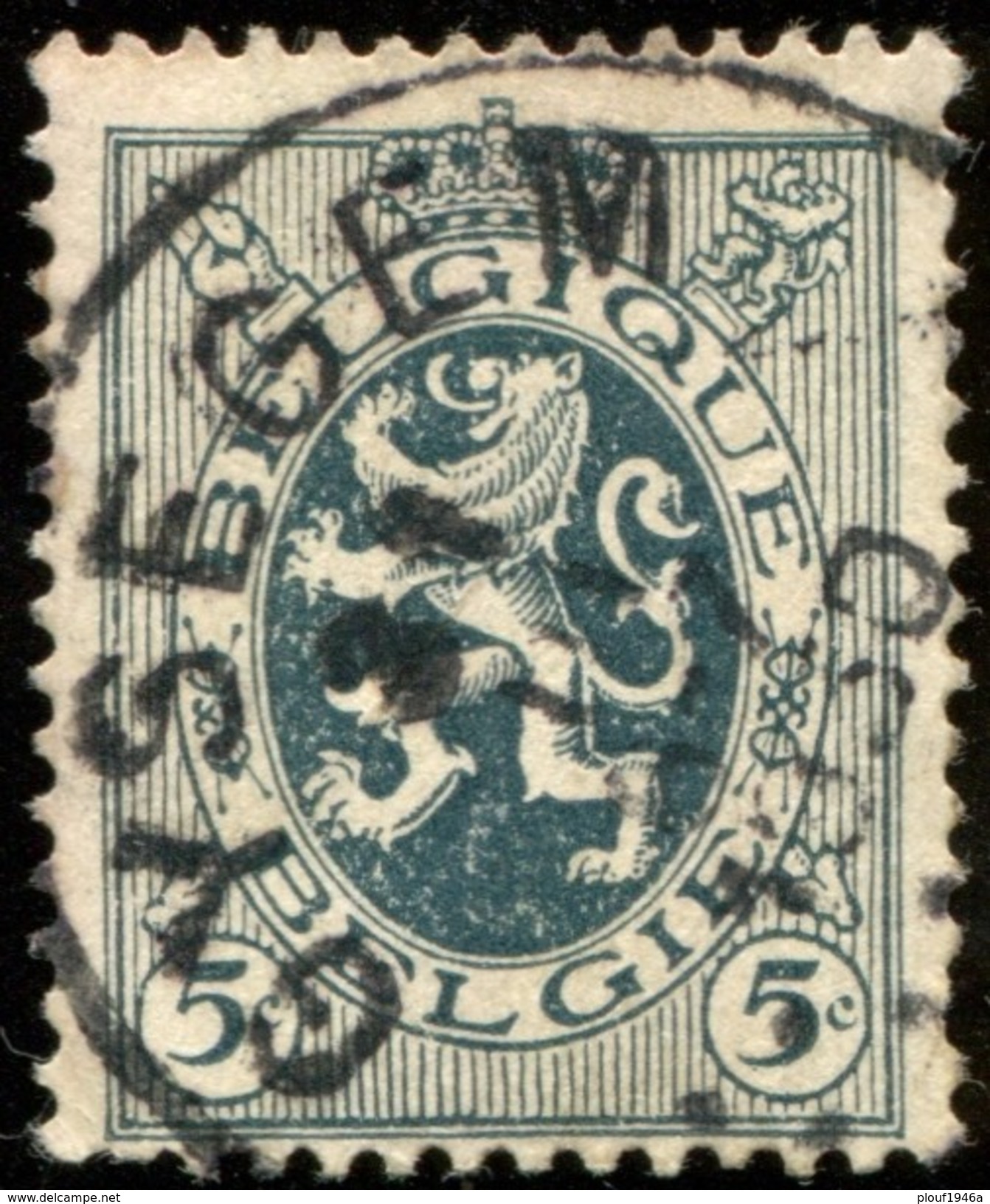 COB  279 (o) / Yvert Et Tellier N° 279 (o)  Oblitération "Gysegem" - 1929-1937 Heraldieke Leeuw