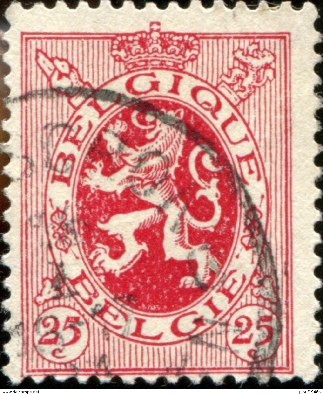 COB  282 (o) / Yvert Et Tellier N° 282 (o) - 1929-1937 Heraldic Lion