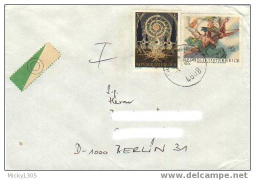 Österreich / Austria - Umschlag Echt Gelaufen / Cover Used (1045) - Cartas & Documentos