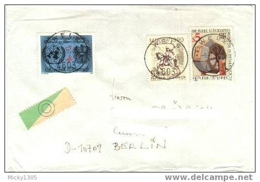 Österreich / Austria - Umschlag Echt Gelaufen / Cover Used (1054) - Storia Postale