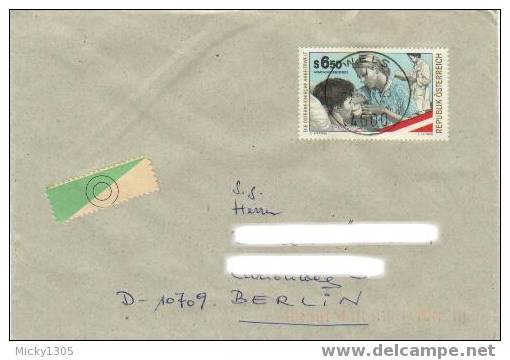 Österreich / Austria - Umschlag Echt Gelaufen / Cover Used (1057) - Brieven En Documenten