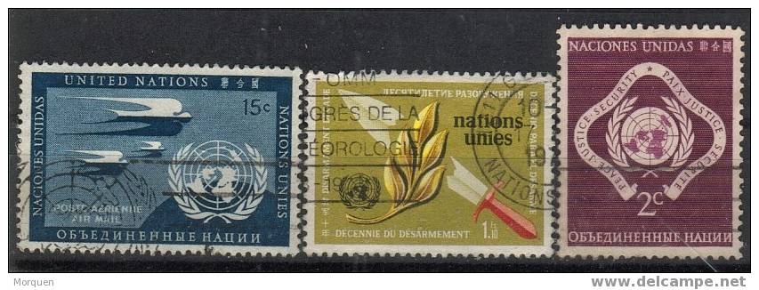 Lote 3 Sellos ONU - Used Stamps