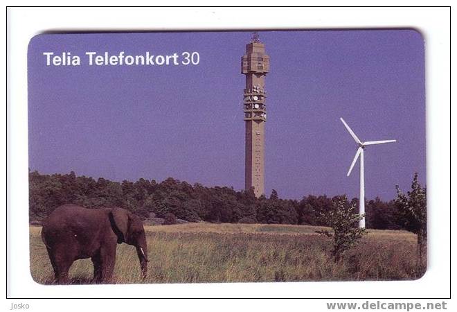 WINDMILL  ( Sweden ) *** éolienne Molino De Viento Windmühle Mulino A Vento Windmolen Wind Mill Moulin Moulins *Elephant - Suède