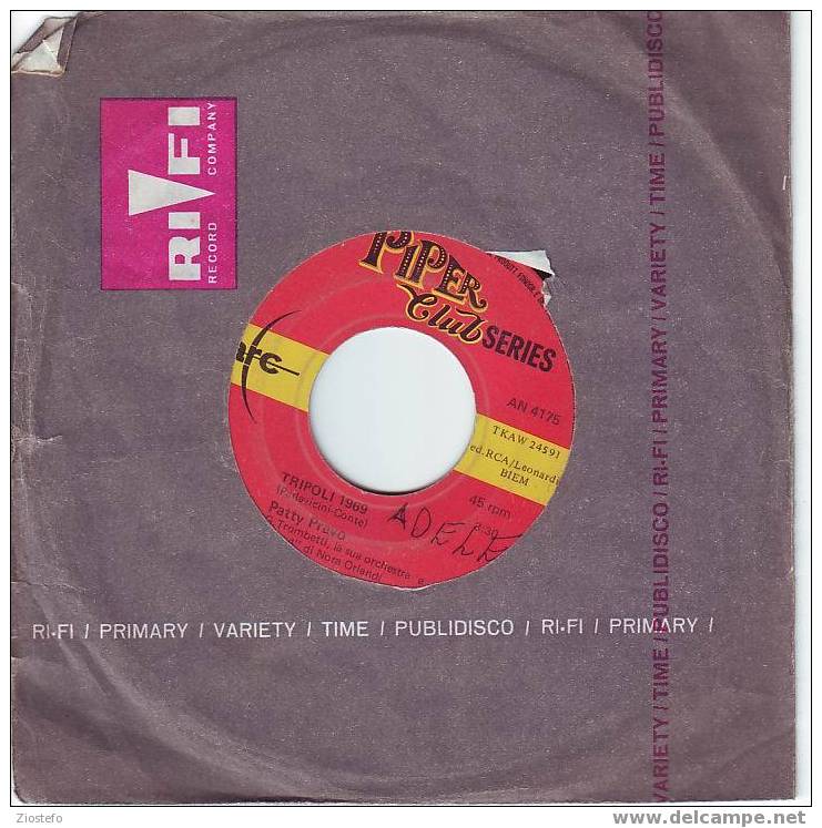 Patty Pravo: Tripoli 1969 - Other - Italian Music